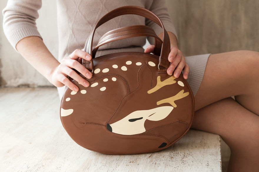 От лисы до тыквы: прелестные сумки от российских дизайнеров сумки от российских дизайнеров, дизайнеры Люба и Макс, KrukruStudio