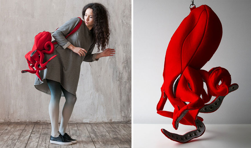 От лисы до тыквы: прелестные сумки от российских дизайнеров сумки от российских дизайнеров, дизайнеры Люба и Макс, KrukruStudio