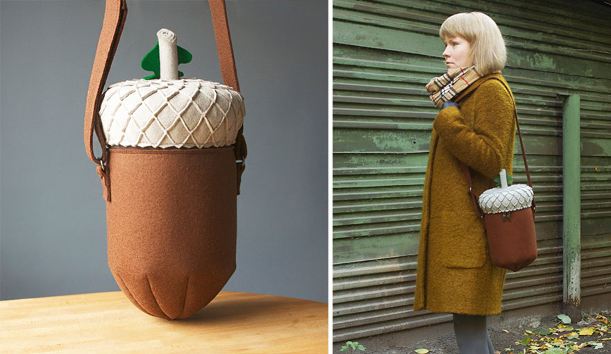 От лисы до тыквы: прелестные сумки от российских дизайнеров сумки от российских дизайнеров, дизайнеры Люба и Макс, KrukruStudio