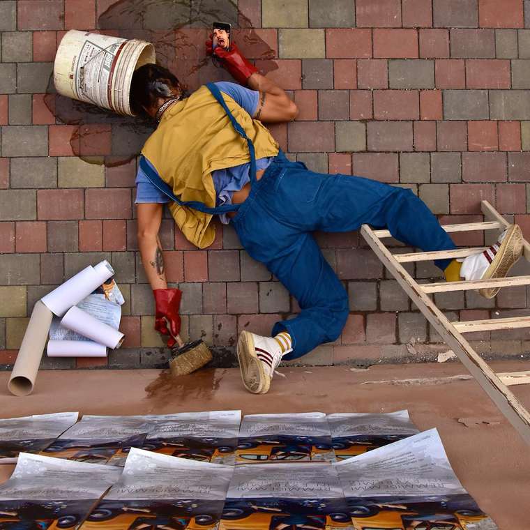 попой кверху, упавшие люди, люди упали, IN EXTREMIS, Сандро Джордано, Sandro Giordano