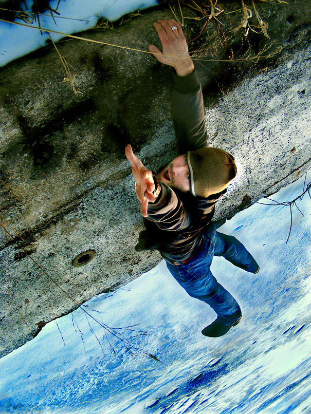 Оптическая иллюзия в действии, оптический обман, ракурс это главное