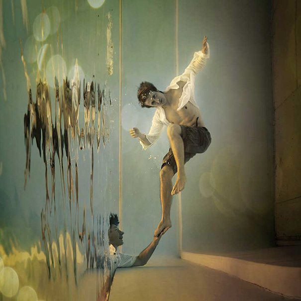 Оптическая иллюзия в действии, оптический обман, ракурс это главное