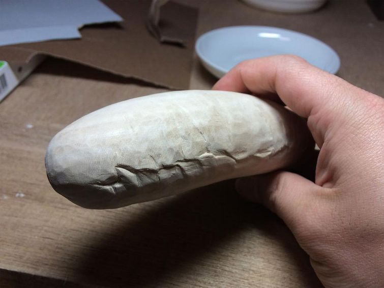 Сэйдзи Кавасаки, Seiji Kawasaki, еда из дерева, скульптуры из дерева в виде еды