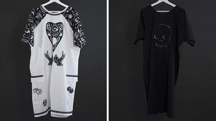 Дизайнеры создали модные больничные халаты, Ward+Robes