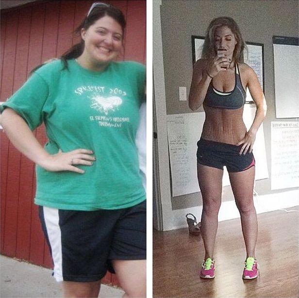 Девушка, похудевшая в половину своего веса, гордится растяжками, оставшимися от девушка похудела в половину веса, похудела на 60 кг, Коннер Ренш, Conner Rensch