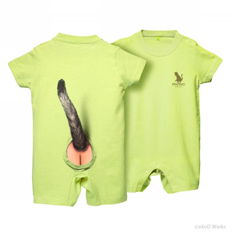 детские ползунки кошачий хвост, ползунки добавляющие кошачий хвост, ползунки хвост кошки