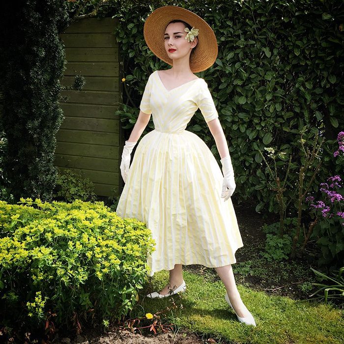 17-летняя девушка способна воссоздать любой винтажный образ, Аннелис Марию Франсин, Annelies Maria Francine