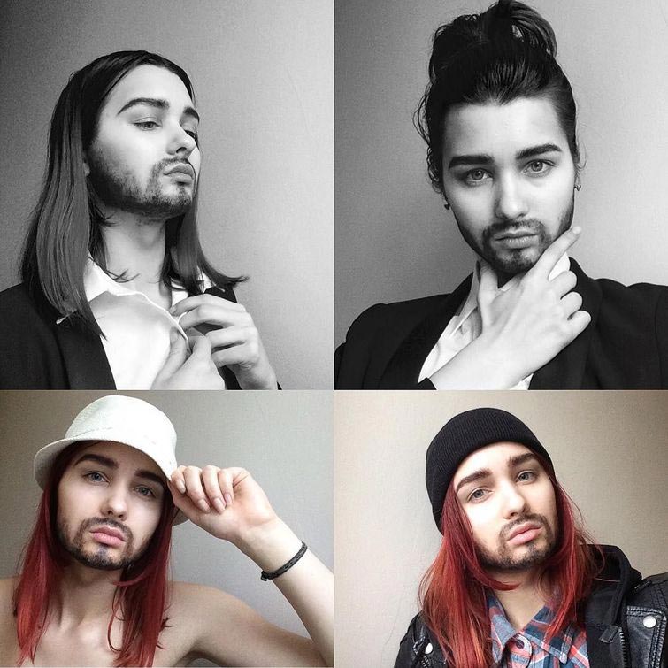 Саида Микевичуте, Saida Mickeviciute, перевоплощения при помощи макияжа, перевоплощения бодиарт