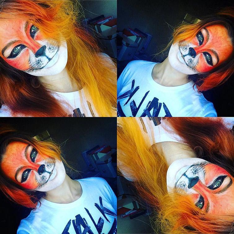 Саида Микевичуте, Saida Mickeviciute, перевоплощения при помощи макияжа, перевоплощения бодиарт