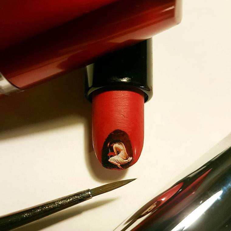 Фантастические микрокартины, нарисованные на маленьких и совсем крошечных предметах микрокартины, микроарт, Хасан Кале ,Hasan Kale, картины на крошечных предметах