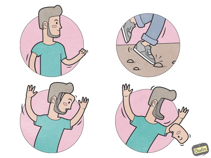 Саркастичные иллюстрации от московского художника, антон Gudim 