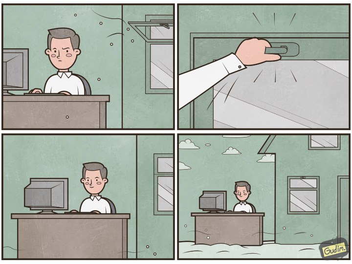 Саркастичные иллюстрации от московского художника, антон Gudim 