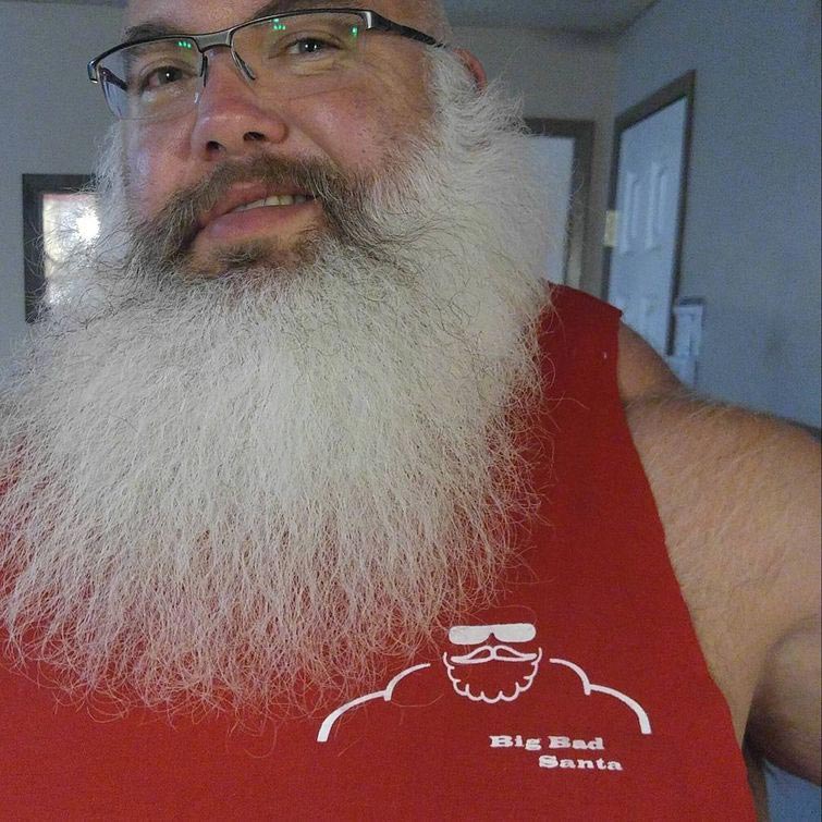 Санта-тяжелоатлет, Санта стронгмен, Алби Мушани, Albie Mushaney, Big Bad Santa