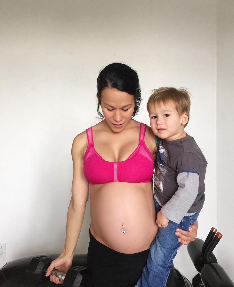 фитнес-гуру на 8 месяце беременности, Сиа Куппер, Sia Cooper