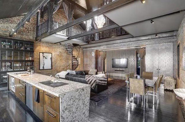 необычный интерьер домов, обычные дома снаружи, обычные дома необычный интерьер