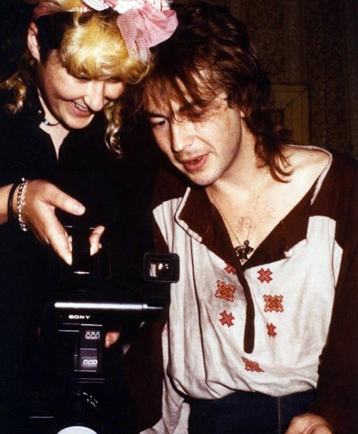 Джоанна Стингрей,  неизвестные фотографии российских рок-звёзд