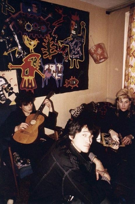 Джоанна Стингрей,  неизвестные фотографии российских рок-звёзд