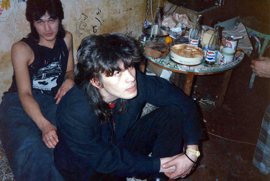 Джоанна Стингрей,  неизвестные фотографии российских рок-звёзд