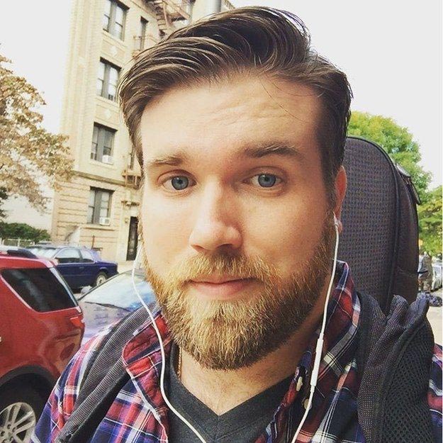 Зак Мико,Zach Miko, первая модель-мужчина размера плюс, мужчина модель размера плюс