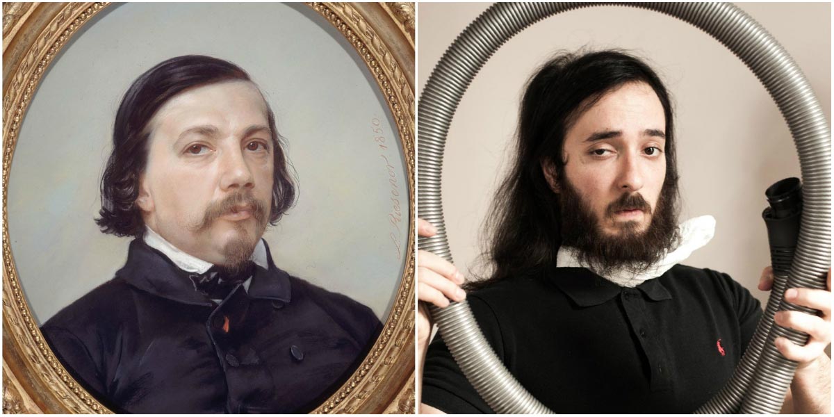 Пользователи Instagram воссоздали произведения французского искусства, «Параллели» Parallels 