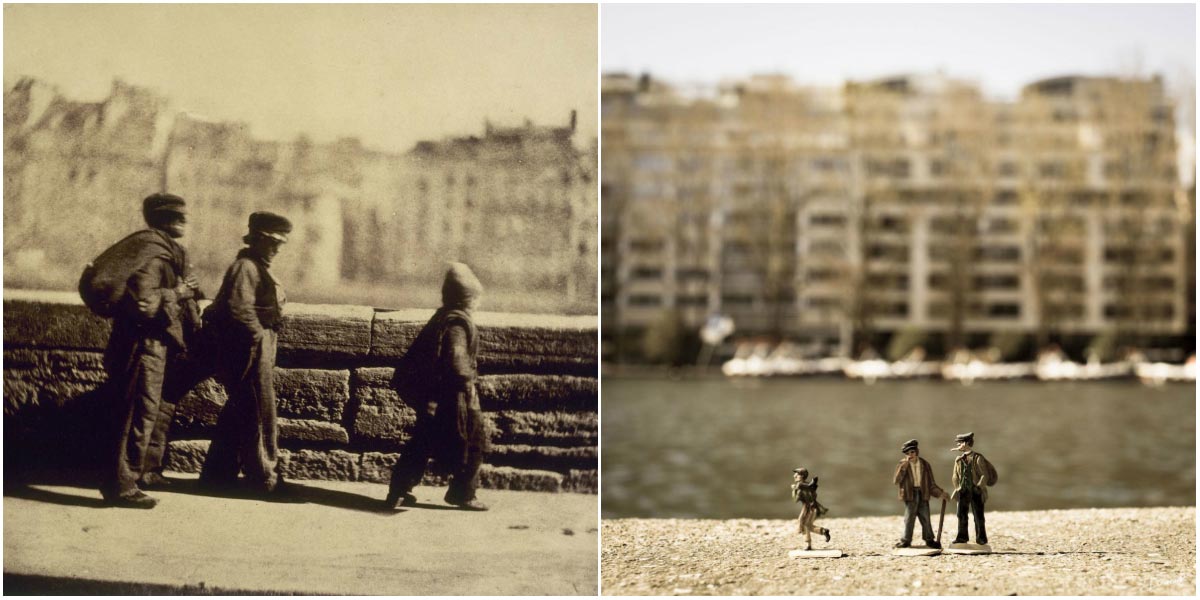 Пользователи Instagram воссоздали произведения французского искусства, «Параллели» Parallels 