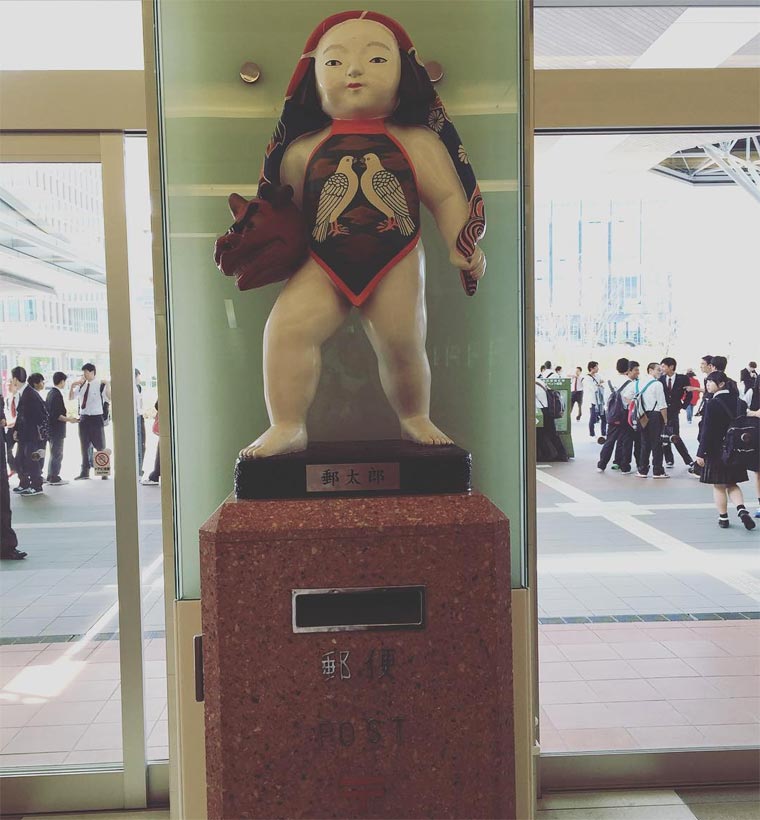 японские почтовые ящики, необычные почтовые ящики Японии