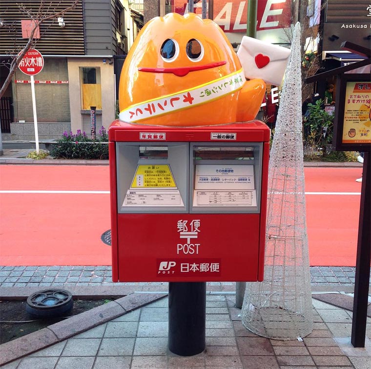 японские почтовые ящики, необычные почтовые ящики Японии