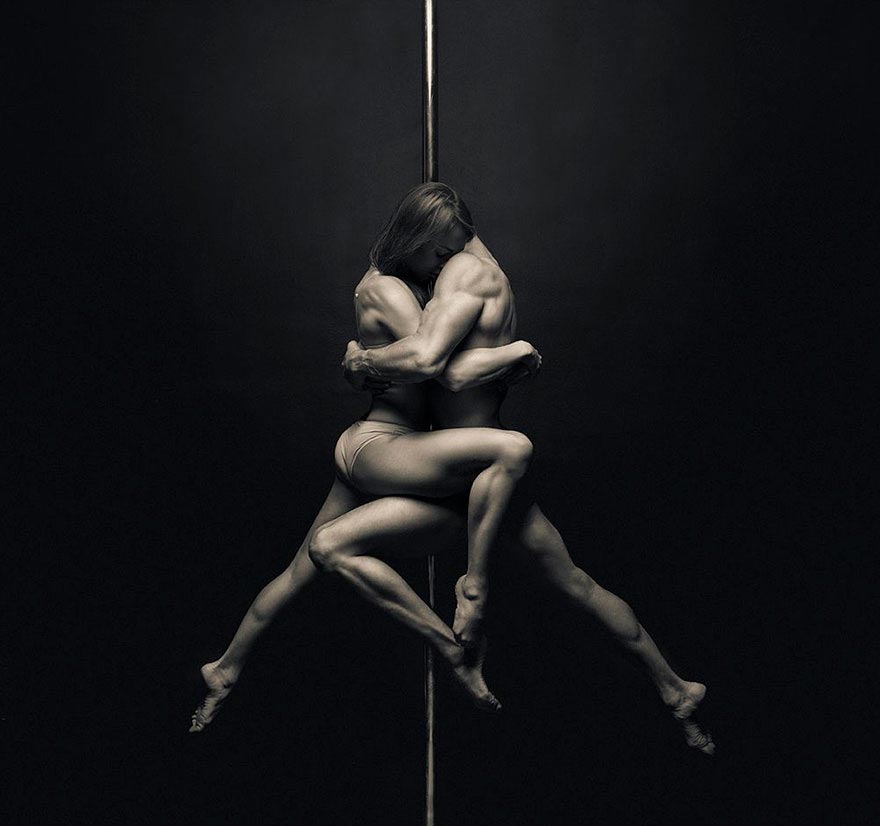 скульптор фотографирует танцоров, Вадим Штейн