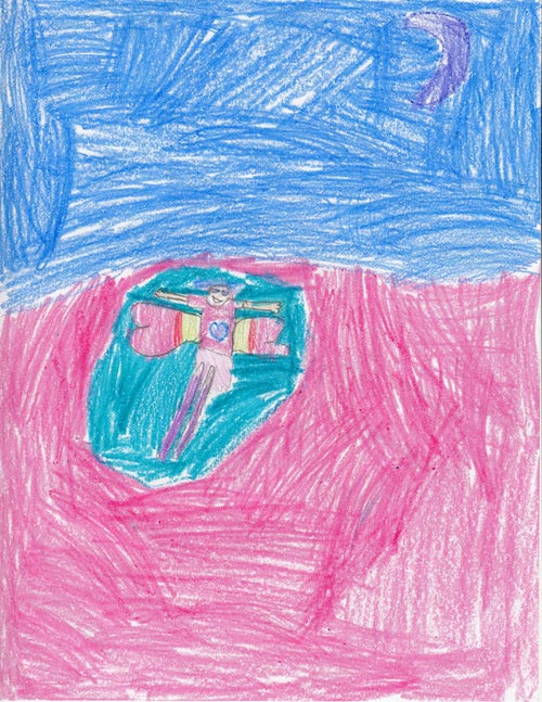 Художники усовершенствовали детские рисунки, детские рисунки до и после