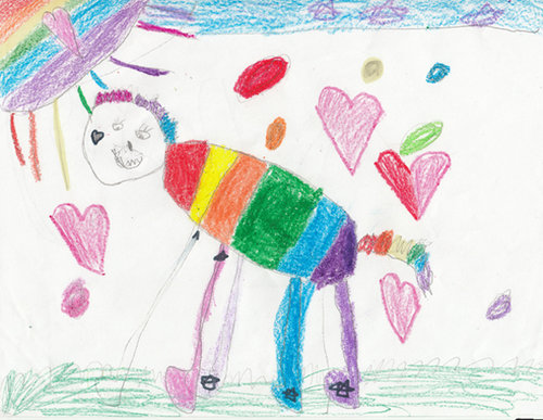 Художники усовершенствовали детские рисунки, детские рисунки до и после