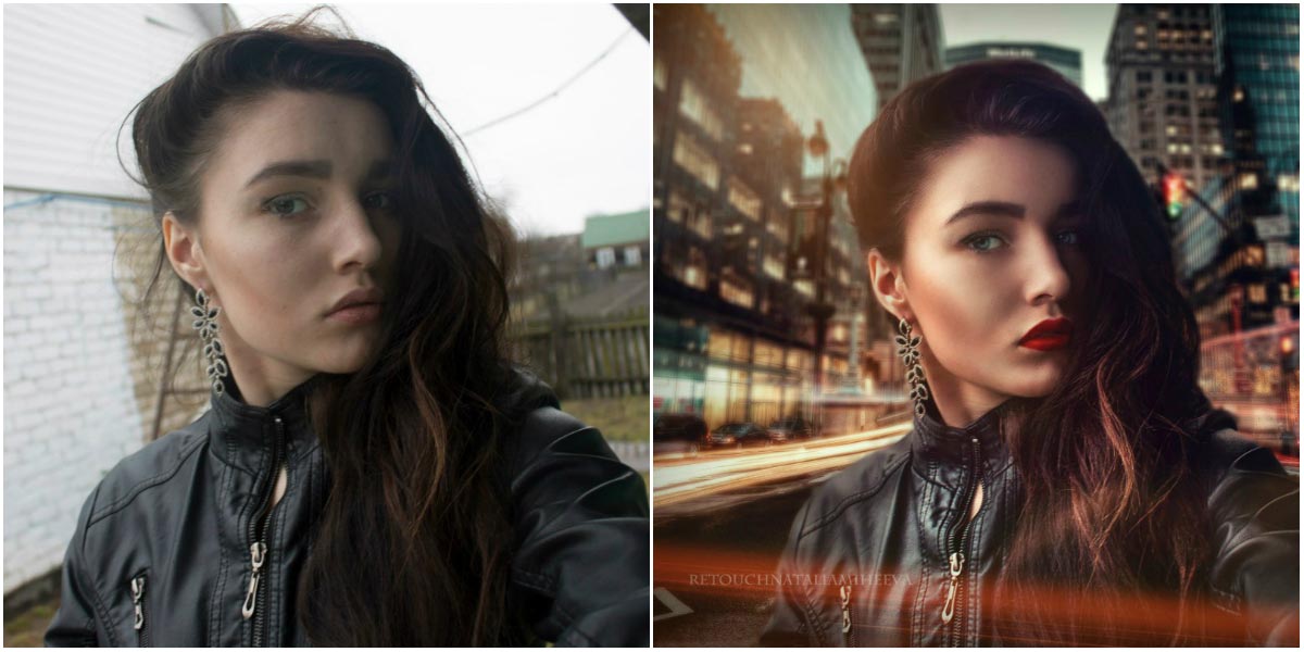 до и после фотошопа, красивый фотошоп