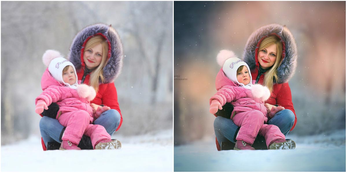 до и после фотошопа, красивый фотошоп