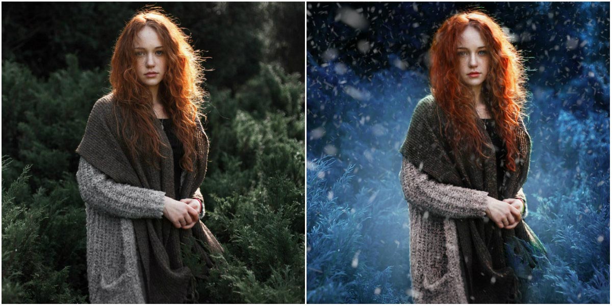 до и после фотошопа, красивый фотошоп