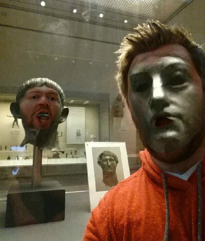 Что получится, если поменяться лицами со статуями или забавный Face Swap в музее обмен лицами со статуями, Face Swap со статуями, Face Swap в музее