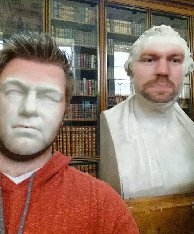 Что получится, если поменяться лицами со статуями или забавный Face Swap в музее обмен лицами со статуями, Face Swap со статуями, Face Swap в музее