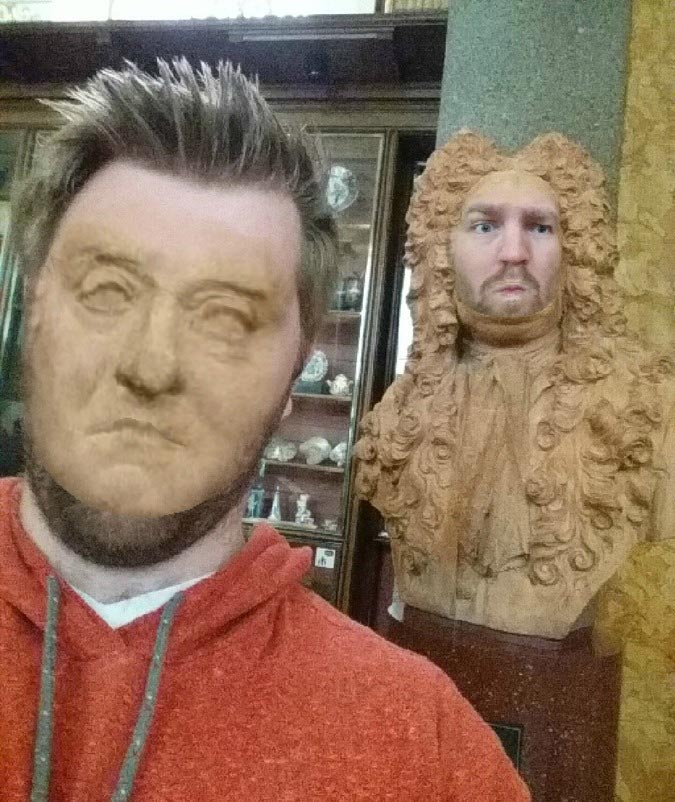Что получится, если поменяться лицами со статуями или забавный Face Swap в музее обмен лицами со статуями, Face Swap со статуями, Face Swap в музее