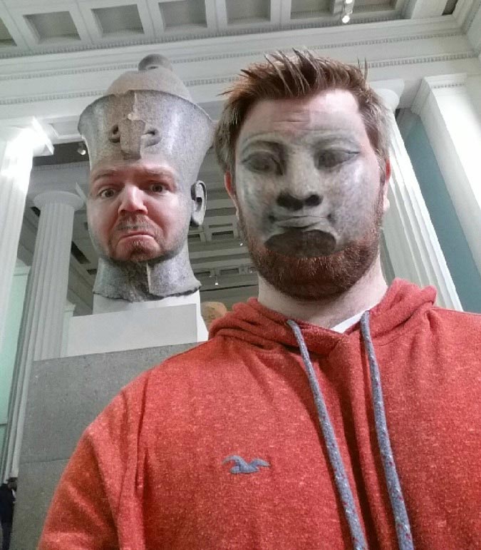 Что получится, если поменяться лицами со статуями или забавный Face Swap в музее обмен лицами со статуями, Face Swap со статуями, Face Swap в музее