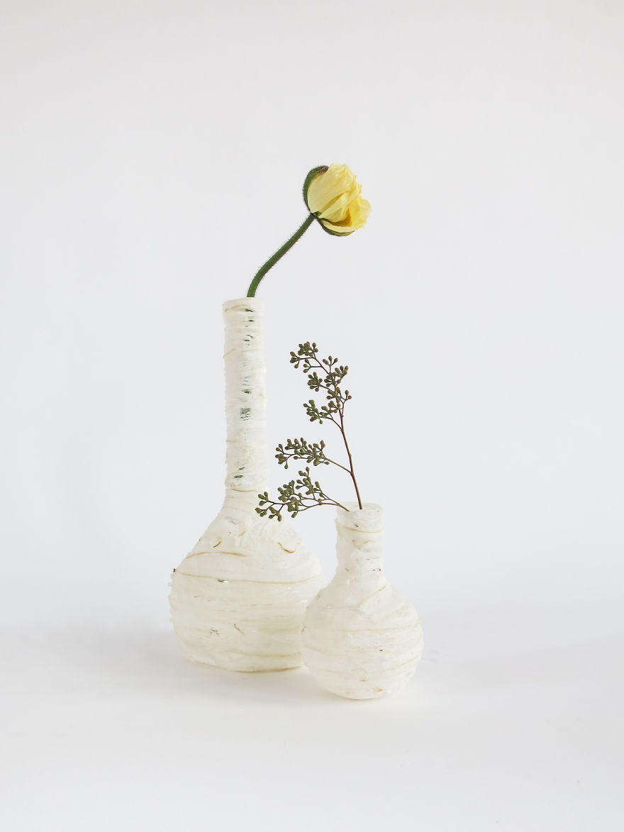 Лампы и вазы из выброшенного мяса, Исаак Монте