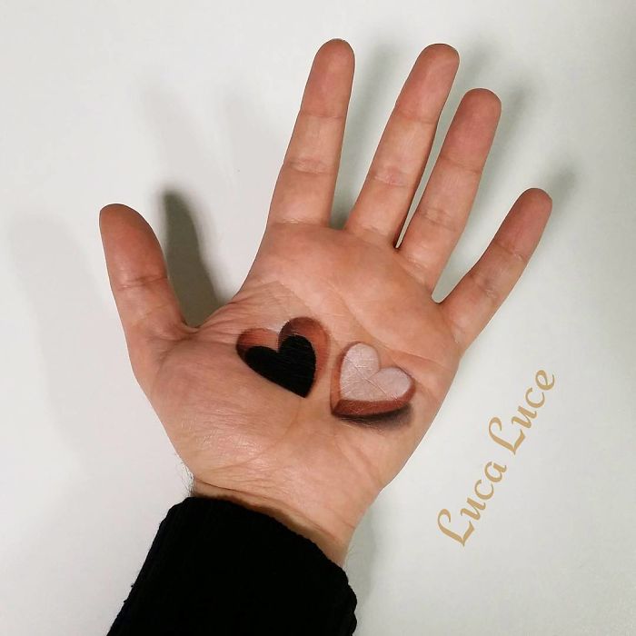 Галлюциногенные 3D-иллюзии на ладонях, которые взорвут ваш мозг 3D-иллюзии на ладонях, оптические иллюзии на ладонях, Лука Луче, Luca Luce