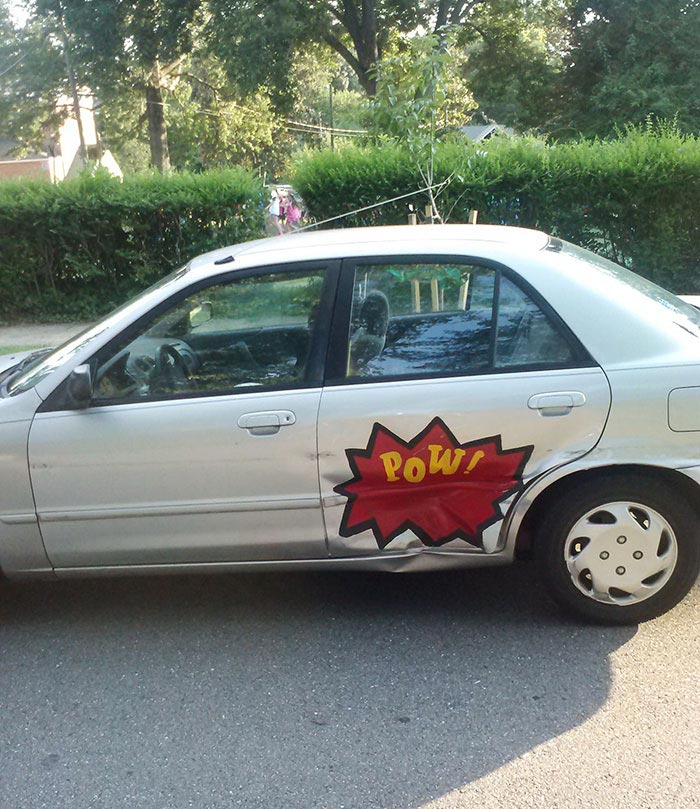 творчесике автолюбители, креативные автомобили, машины с приколами