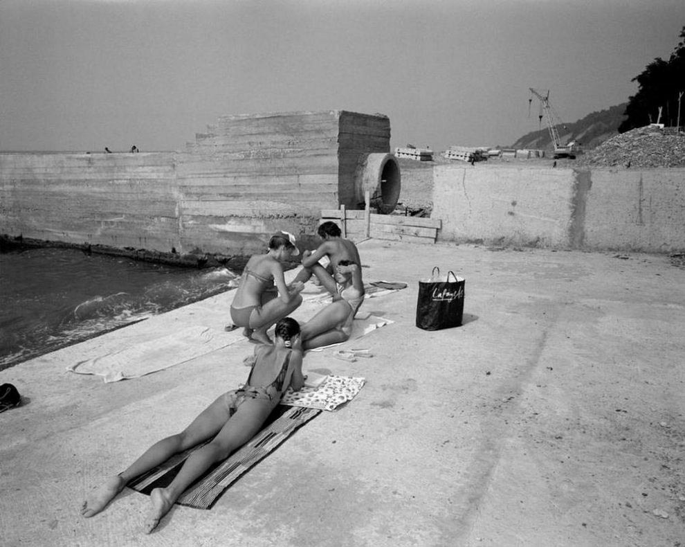 Как это было: сочинские пляжи 1988 года в объективе бельгийского фотографа пляжи Сочи 1988, Карл де Кейзер, Carl De Keyzer, сочинские пляжи 1988