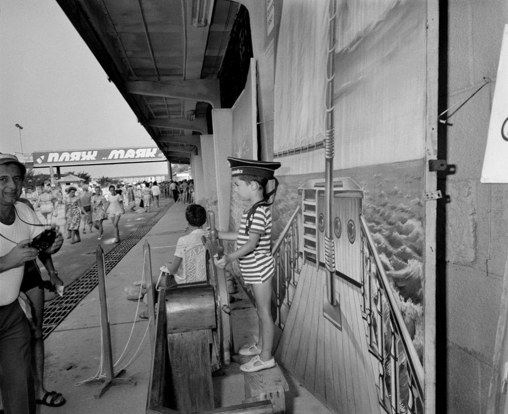 Как это было: сочинские пляжи 1988 года в объективе бельгийского фотографа пляжи Сочи 1988, Карл де Кейзер, Carl De Keyzer, сочинские пляжи 1988