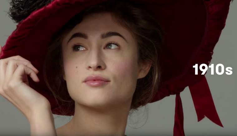 Эволюция французской моды, история моды, 100 лет красоты французских женщин