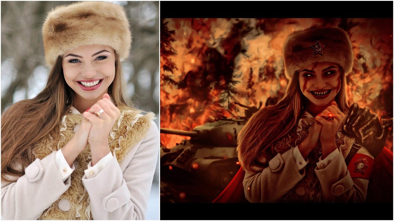 до и после фотошопа, красивый фотошоп