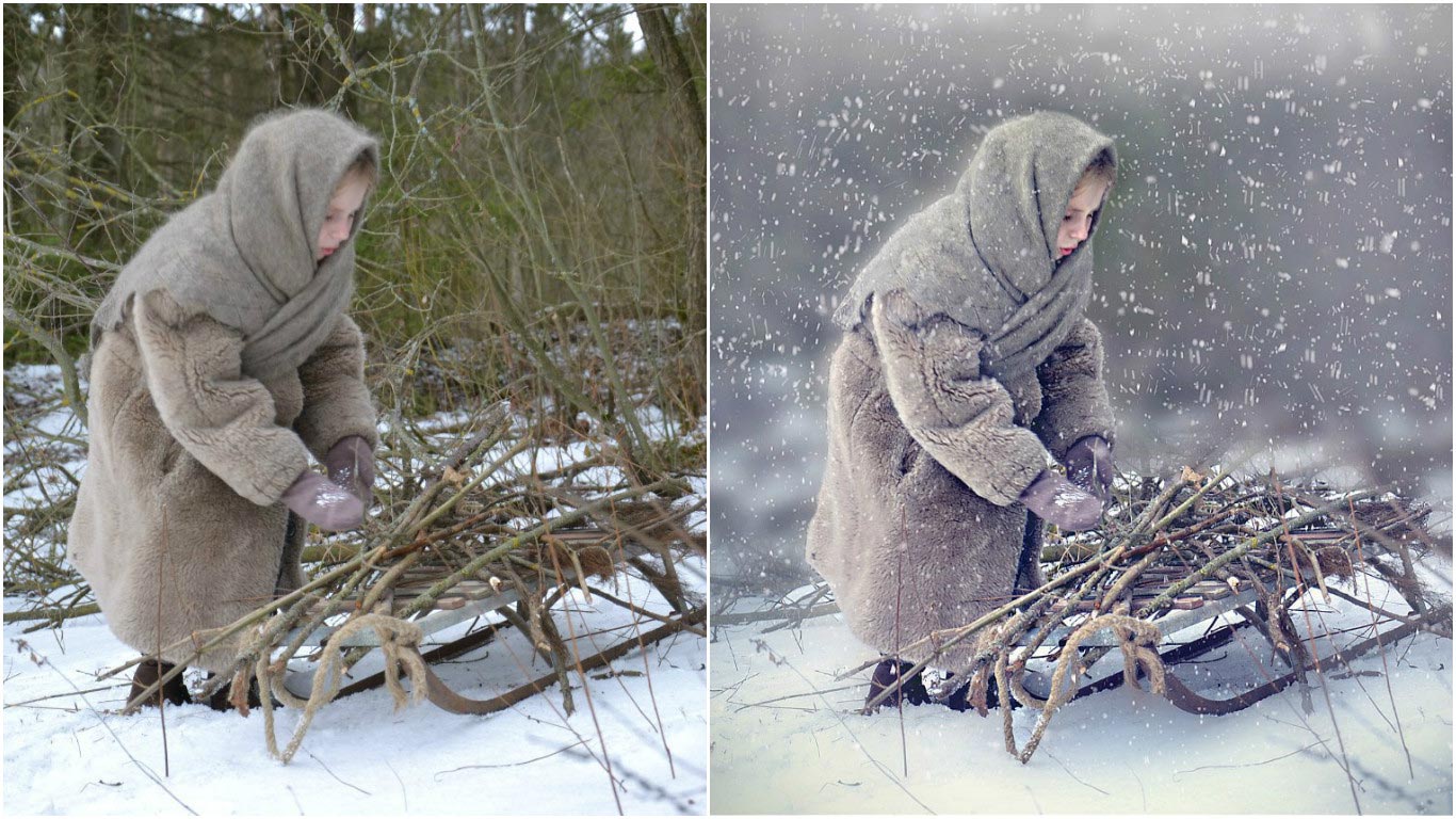 до и после фотошопа, красивый фотошоп