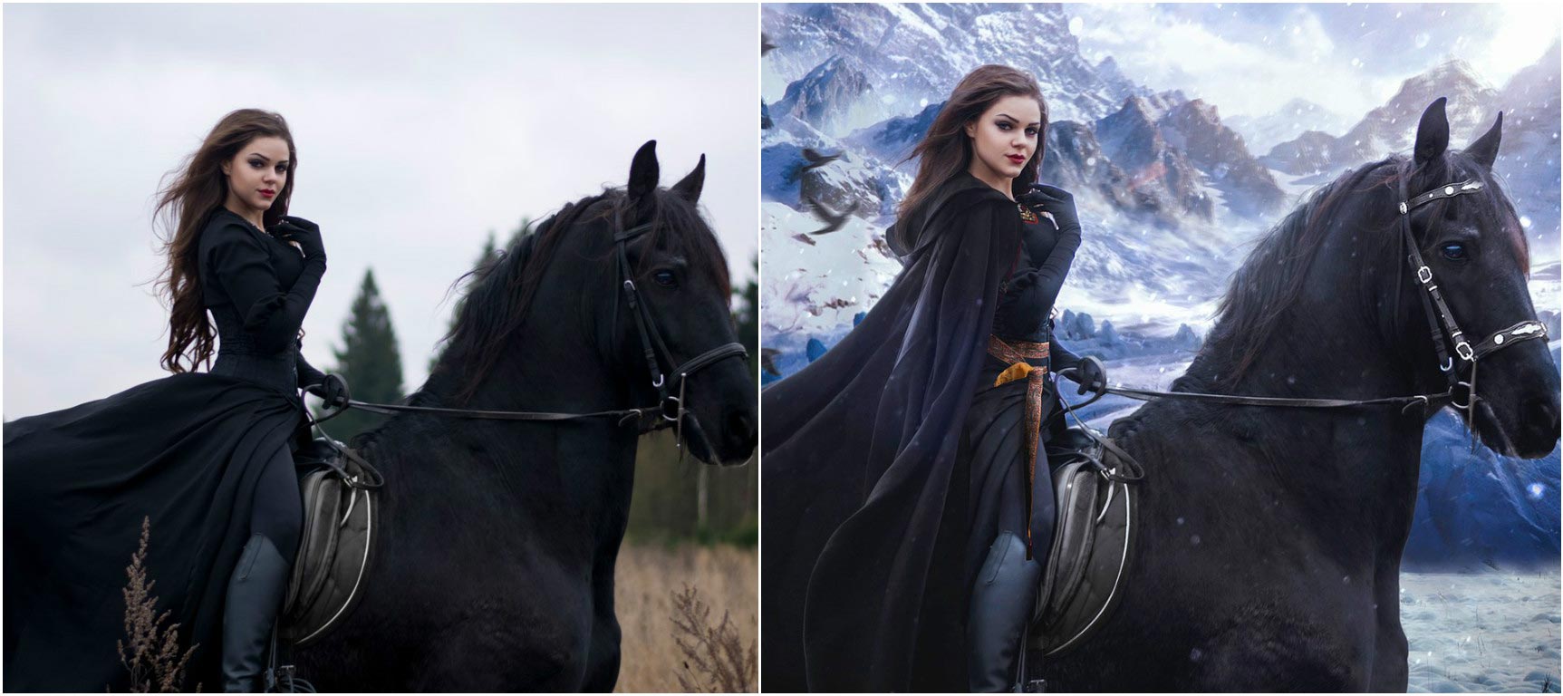 до и после фотошопа, красивый фотошоп