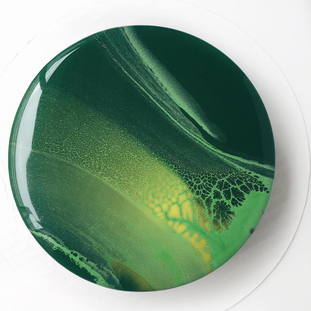 Зеркальные торты, которые выглядят как драгоценные камни Зеркальные торты, Ксения Пенкина торты