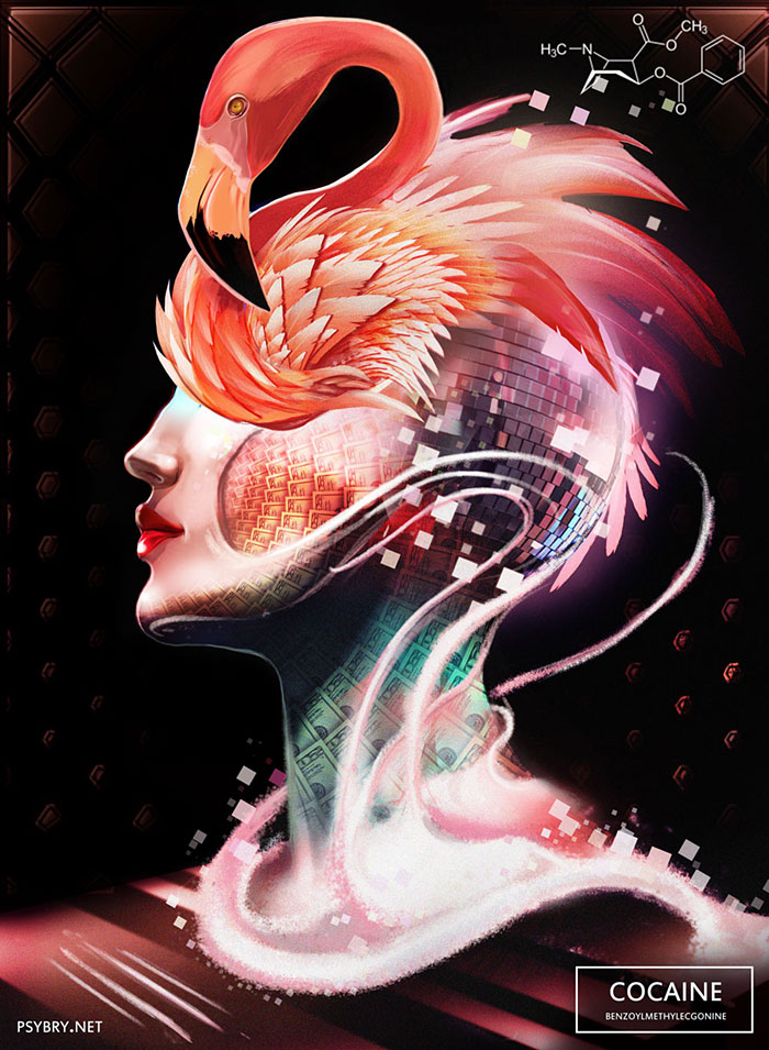 Художник принял 20 разных наркотиков и создал 20 рисунков, Брайан Поллетт, Brian Pollett