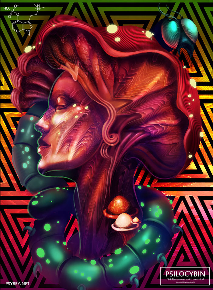 Художник принял 20 разных наркотиков и создал 20 рисунков, Брайан Поллетт, Brian Pollett