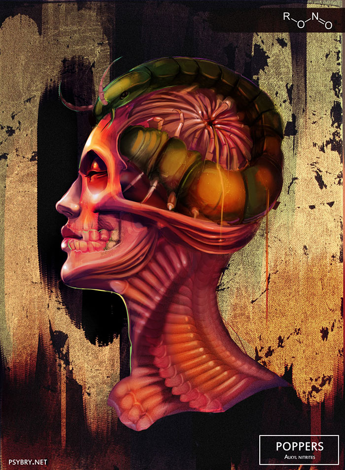 Художник принял 20 разных наркотиков и создал 20 рисунков, Брайан Поллетт, Brian Pollett